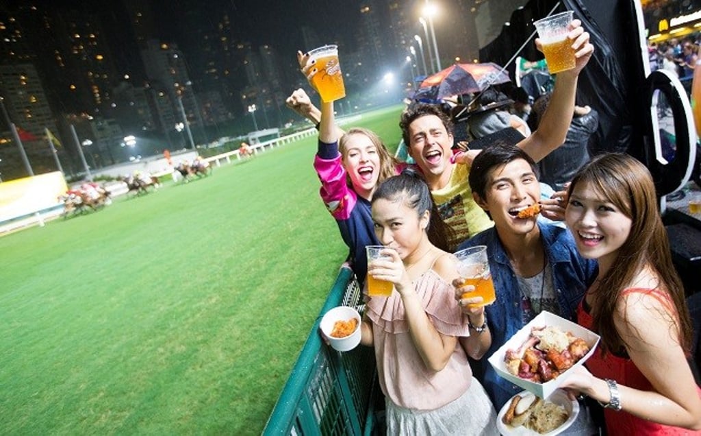 Off track, race-goers can enjoy drinks and scrumptious bites.